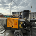 Bomba de concreto de alta eficiencia para proyectos de construcción